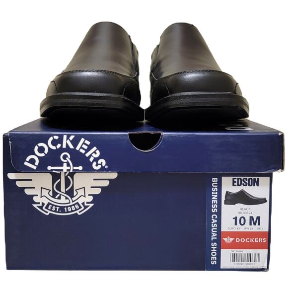 Dockers Men Square Bicycle Toe Slip On Loafers Edson Size US 10M Black main image 5